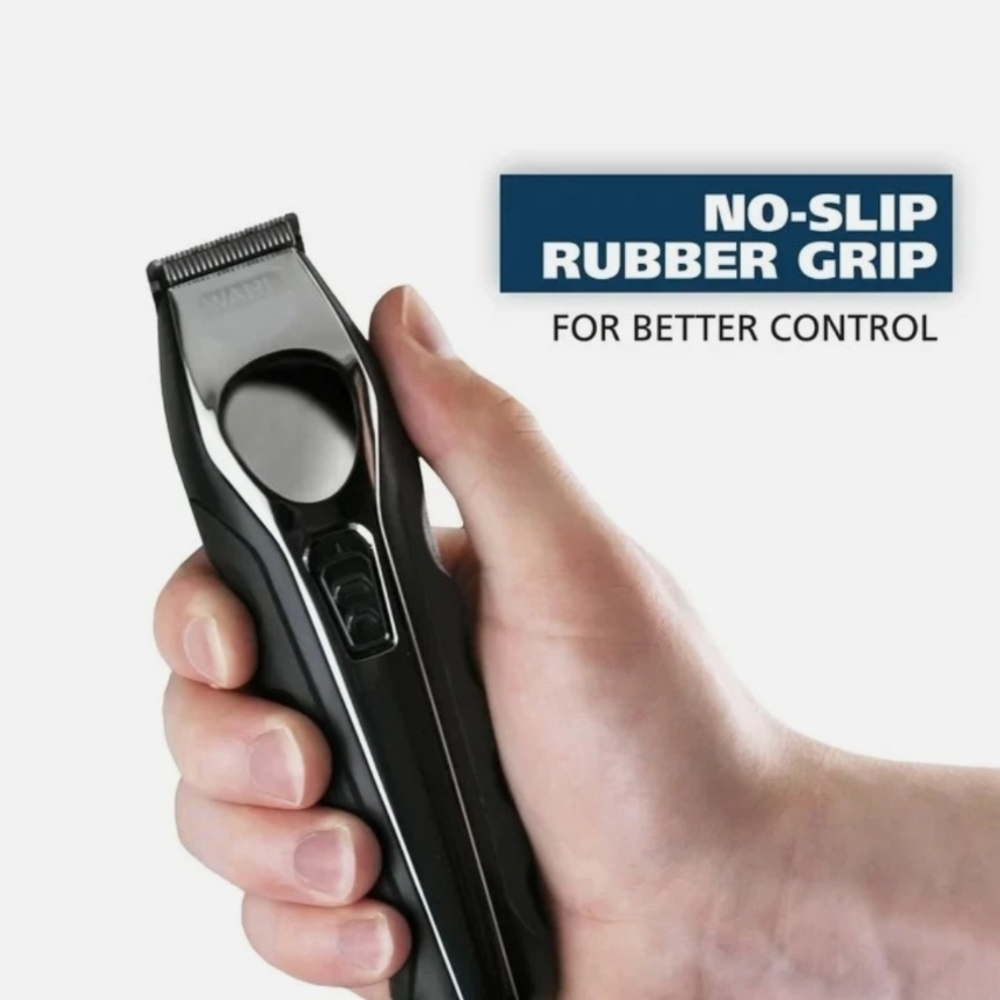 WAHL Rechargeable Cordless All-In-One Lithium-Ion Trimmer - Black & Silver - Picture 6 of 8
